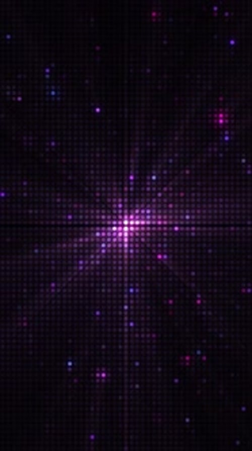 Futuristic Digital Grid Pulsating Light Background Loop