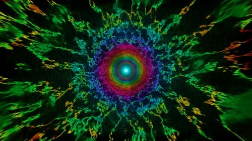 Option 3 Relaxing Color Tunnel Background Loop Animation In 4K