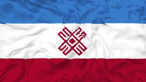 Mari El Flag Waving Loop