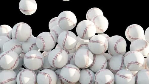 Baseball Transition HD Transparent 3D Animation