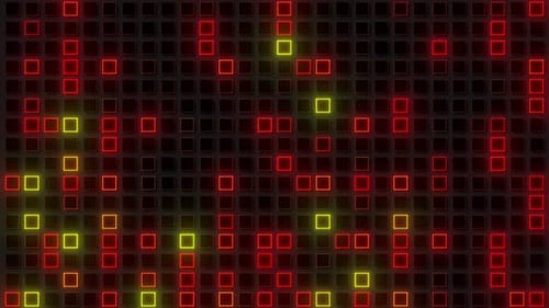 Neon Glow Grid-Hintergrund