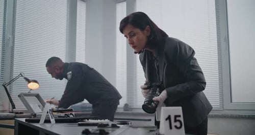 Evidence Collection at a Crime Scene Investigation