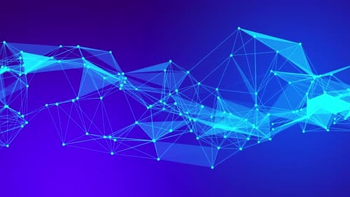 Blue Plexus Network Background Loop V2