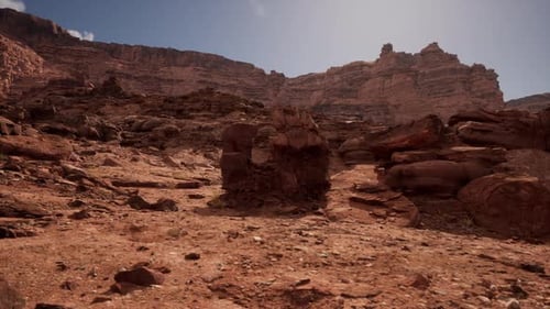 Panorama From Bottom of Grand Canyon