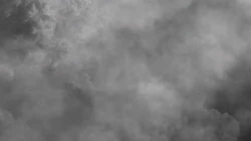 view of dark and moving cumulonimbus clouds in the sky background.