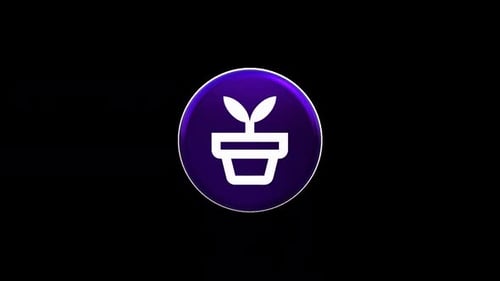 Icono de planta en maceta