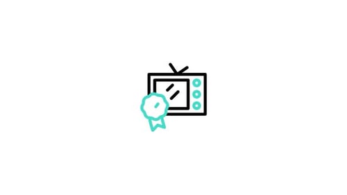 Icono animado de recomendación