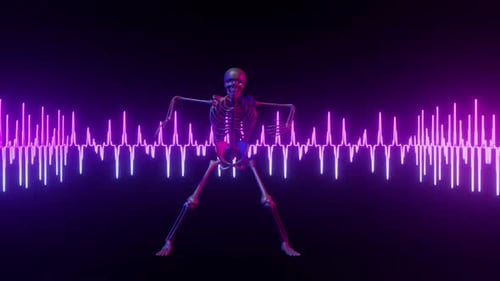 Skeleton Audio Wave 01 Hd