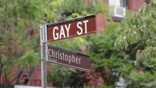 Gay Street Sign in New York City