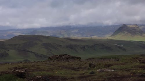 Iceland Mountain Time-lapse Day