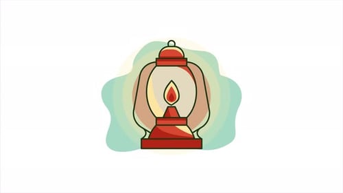 lantern animated icon , lantern motion graphic design