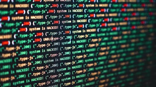 Programmer Coding on Computer