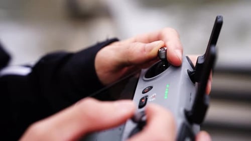 Drone remote control with antennas