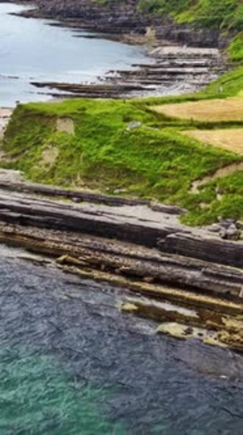 Vertical View Of Donegal Landscape, Ireland