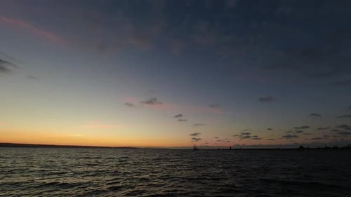 Ocean View at Colorful Sunrise