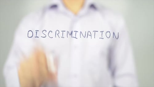 Discrimination Crossed Out Concept