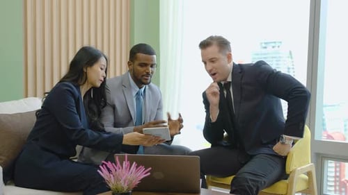 Business People Meeting in an Urban Office