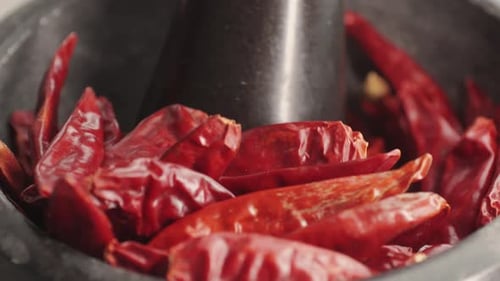 Fundo de textura de pimenta vermelha seca