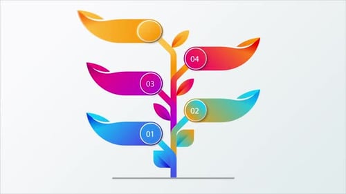 Tree Infographic Design Background