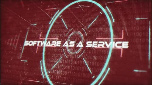 Futuristic Digital Glitch Text Reveal