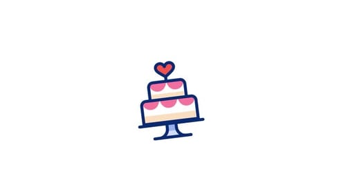 Weddingcake Animated Icon