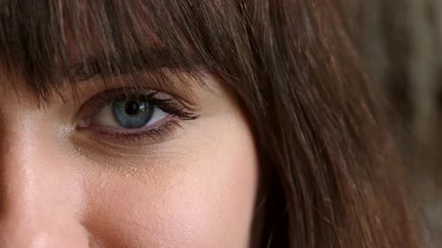 Macro Shot of a Woman's Eye