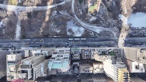 Central Park At Manhattan In New York United States.