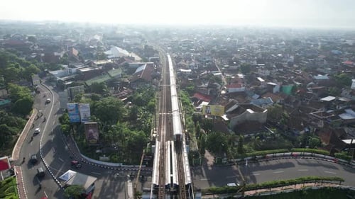 Railway Crossing in Yogyakarta