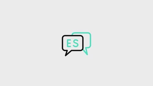 Spanish Language Animated Icon