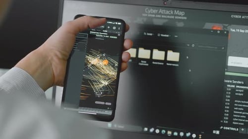 Mobile Cyber Attack Map Analysis on Smartphone