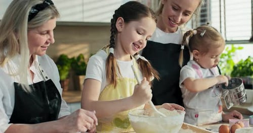 Konzept für ein glückliches Familientreffen