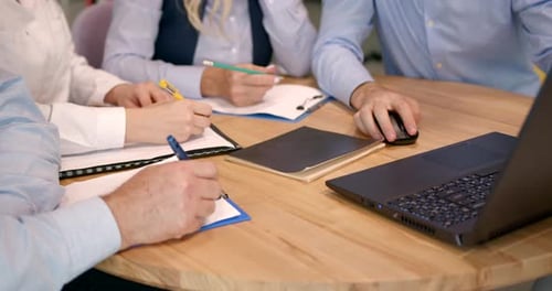 Group of Business People Working at Modern Office