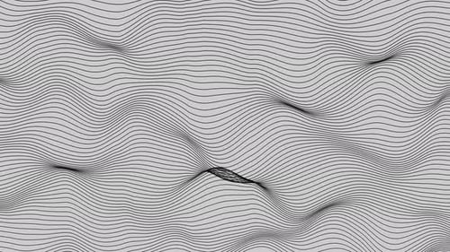 Abstract Fluid Wavy Lines Seamless Loop Background
