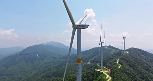 Foto aérea de aerogeneradores 00005