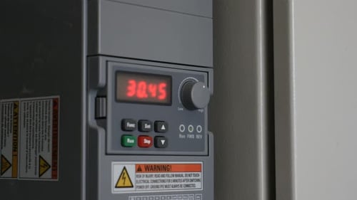 Measuring Equipment with Readings Buttons and Signs