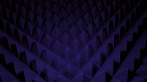 Abstract 3D background of geometric pyramid shapes