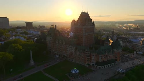 Quebec city sunset