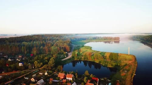 Sunrise Over The Western Dvina River 03