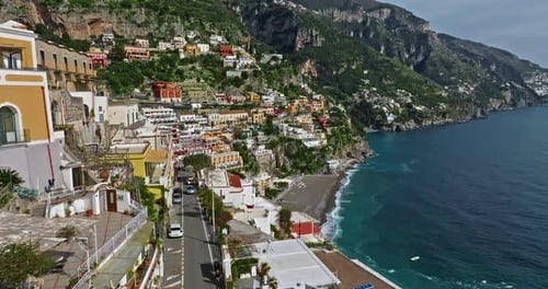 Positano Amalfi Coast Italy Incredible Colors and Views View From Above Buildings and Landmarks of