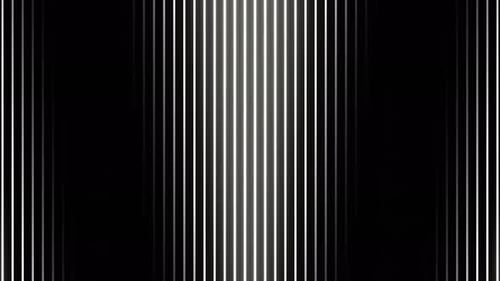 White Descending Endless Neon Lines Background Vj Loop In 4K