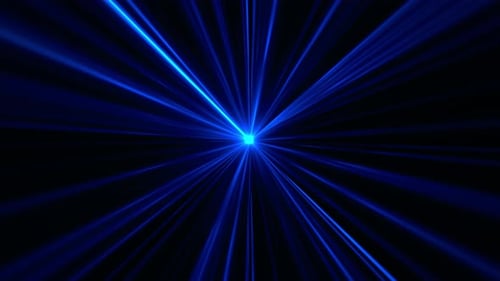 Stripe Rays Lichttunnel Blue Loop V2