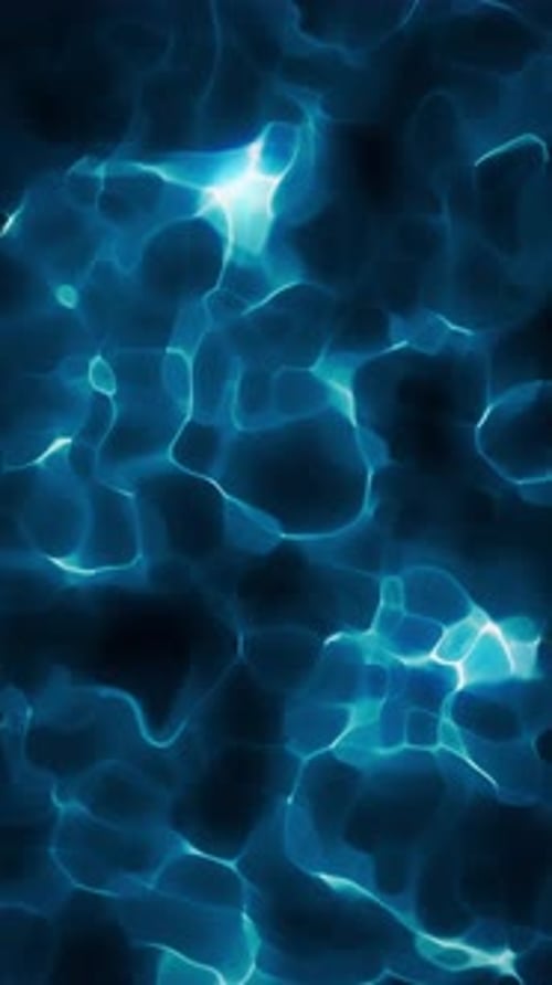 Deep Blue Ocean Water Abstract Background Loop