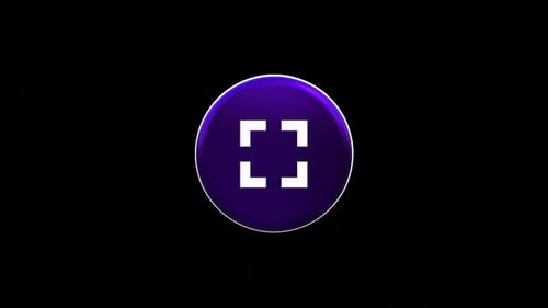 Modern 3D Rotating Focus Target Icon Animation