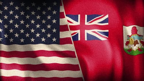 Usa And Bermuda Background Loop