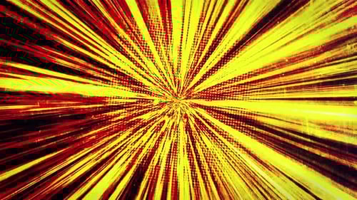 Retro Halftone Comic Speed Lines Light Burst Animation