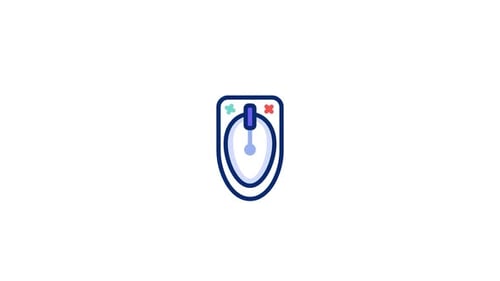 Animated Flat Design Bidet Icon Loop