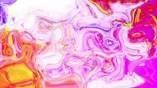 Vibrant Abstract Fluid Color Flow Background Animation