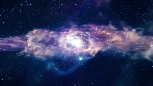 Traveling Through Star Fields In Space Deep Space Nebula Loop Background