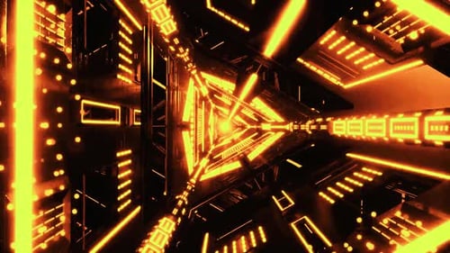 Retro Arcade Tunnel Motion Loop