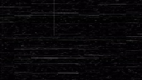 Digital Glitch Static Scanline Overlay